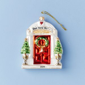 2025 Retro Blown Glass New Home Ornament