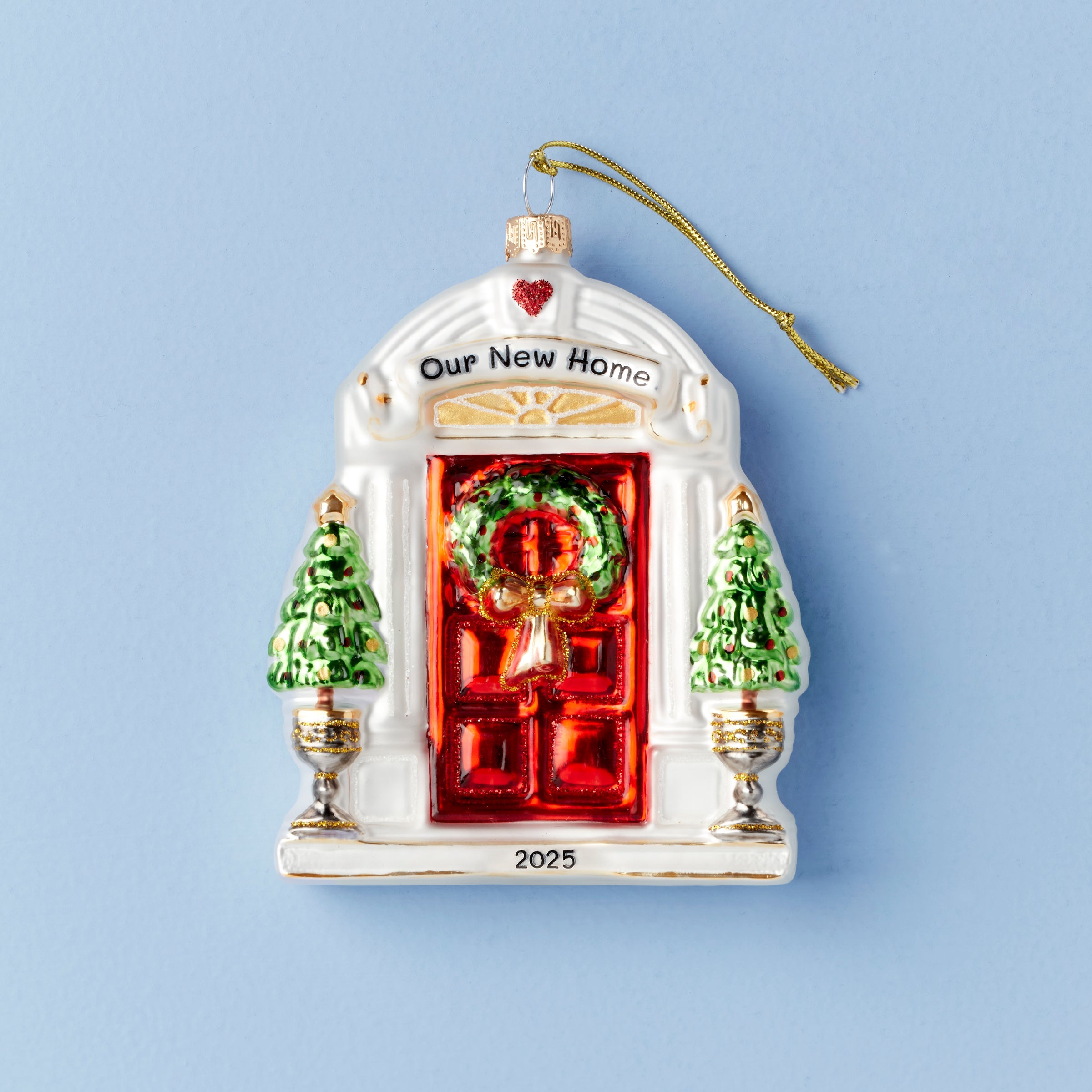 2025 Retro Blown Glass New Home Ornament