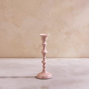 Nera Light Rose Candle Holder. Small