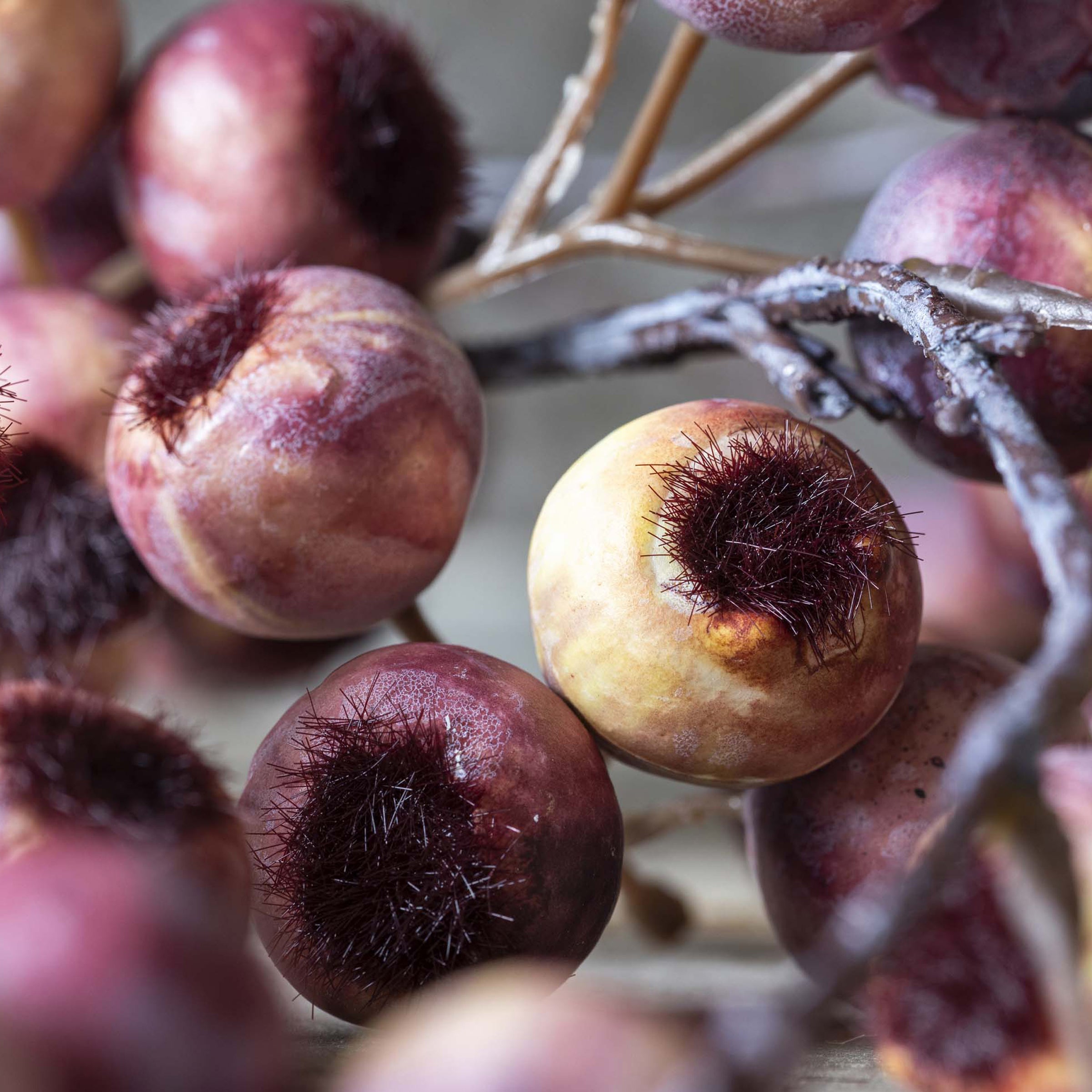 Artificial Berry Hawthorn Stem. Pink - Image 4