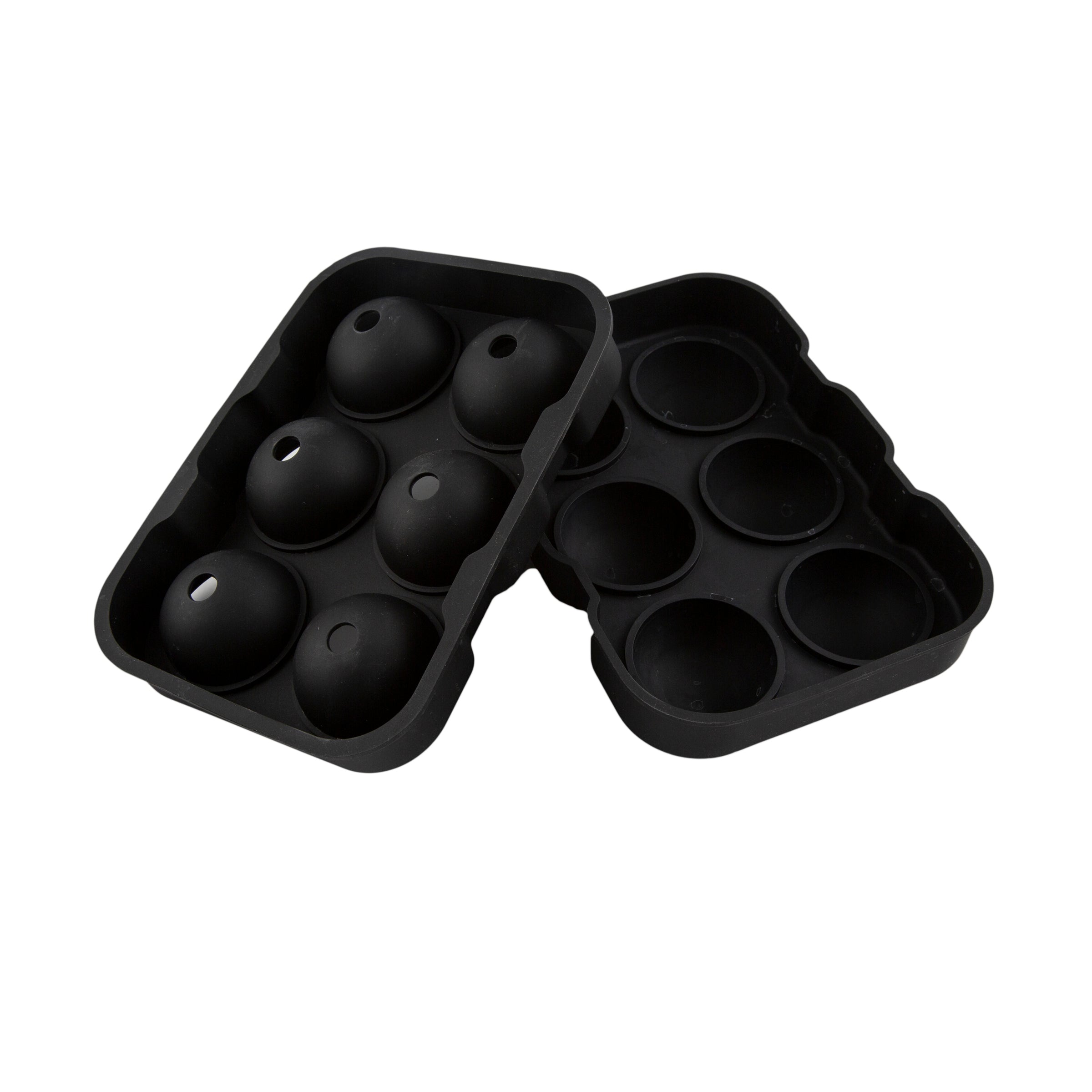 Black Round Silicone Ice Mold - Image 2