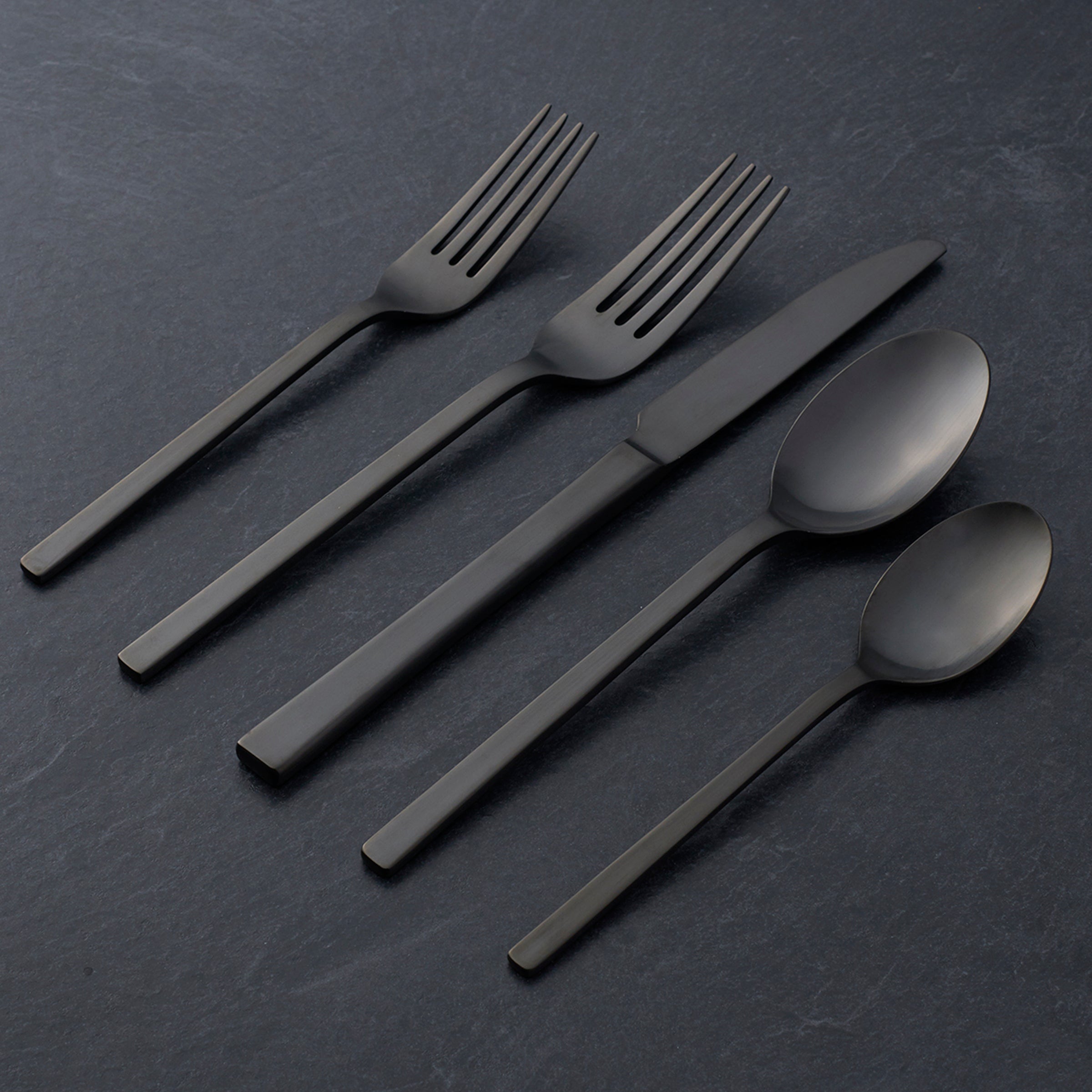 Allay Midnight 20 Piece Flatware Set - Image 2