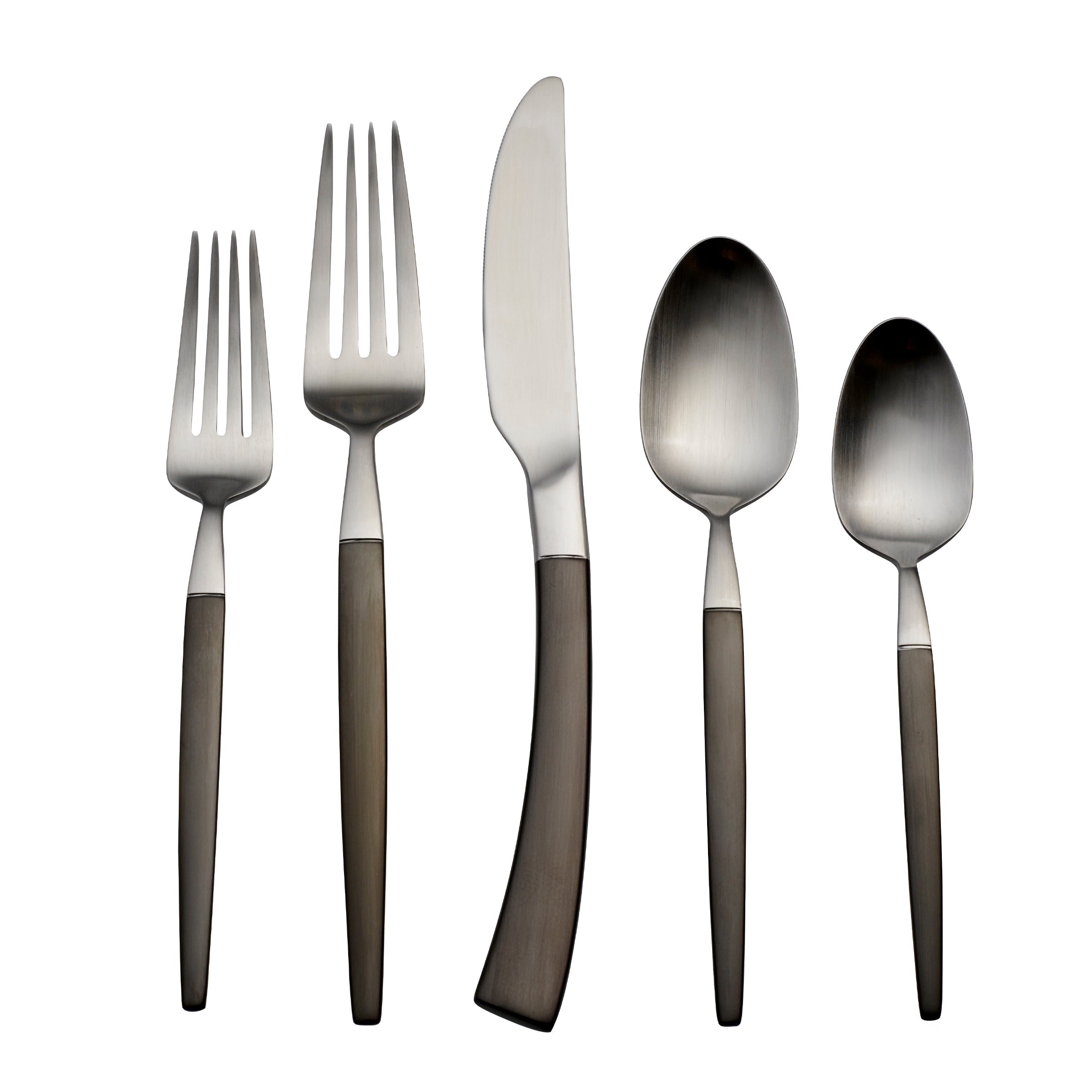 Adjacent Midnight 20 Piece Flatware Set