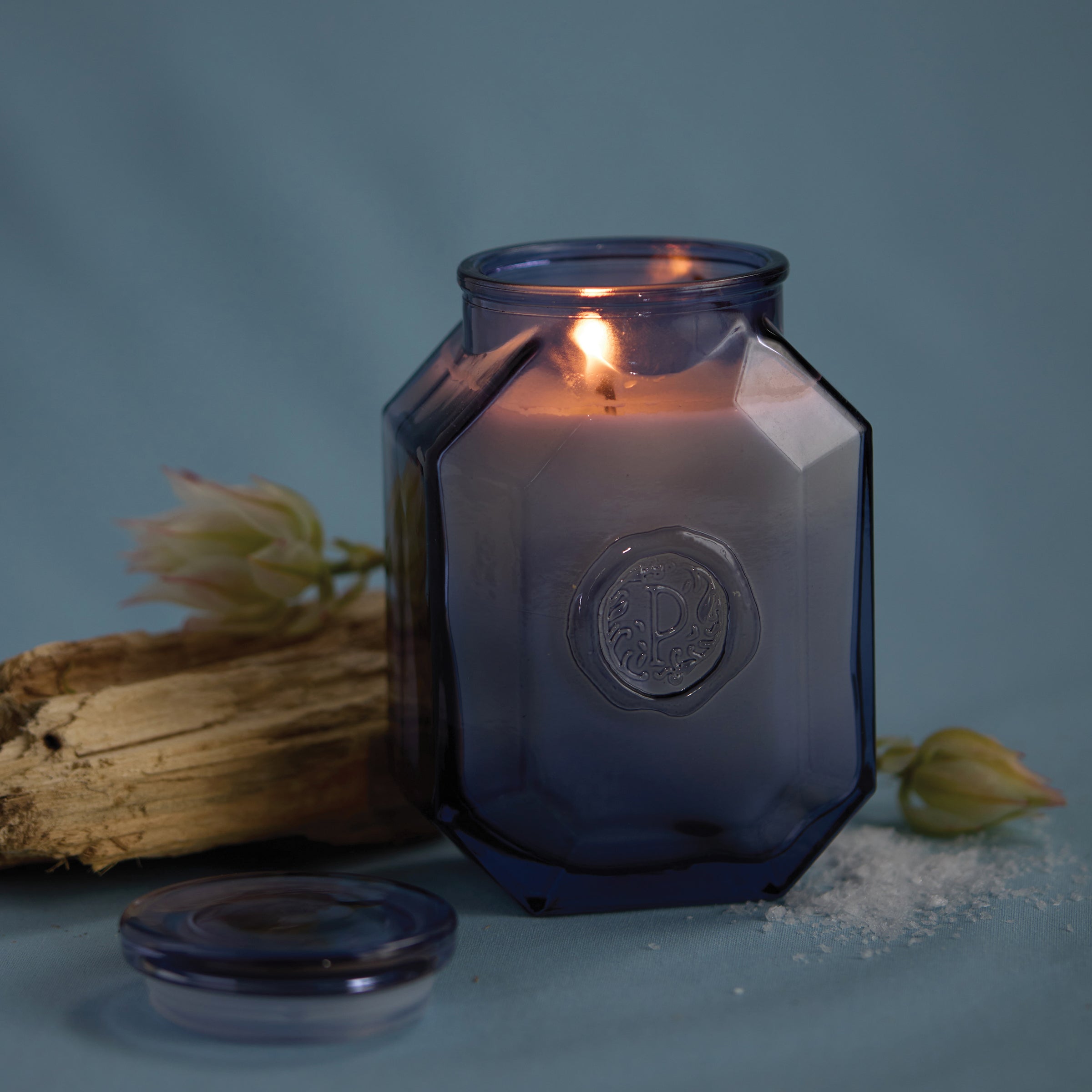 Botanica 8-oz Soy Wax Candle. Sea Salt & Amber - Image 6