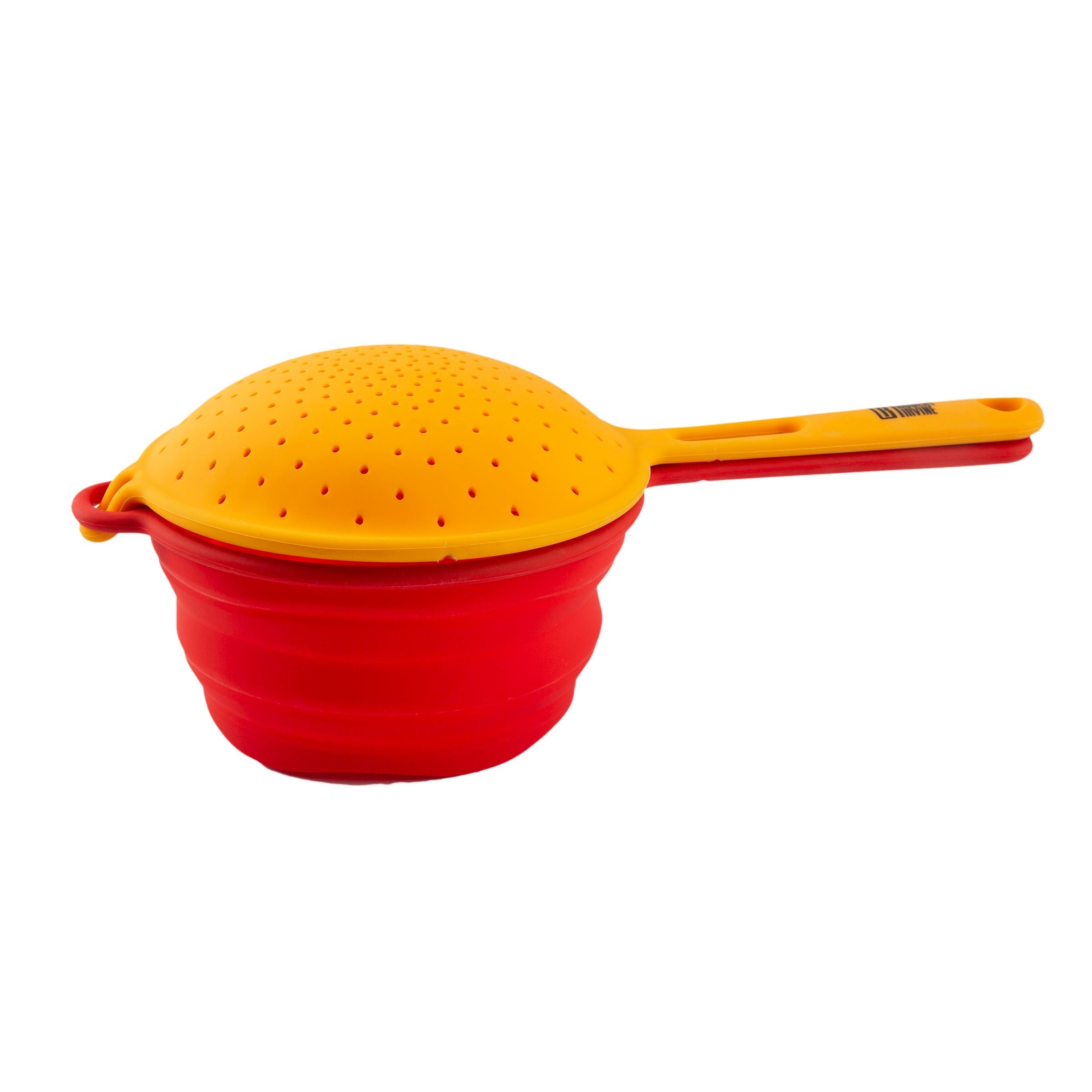 Robert Irvine 2-Piece Silicone Colander Set Orange - Image 6