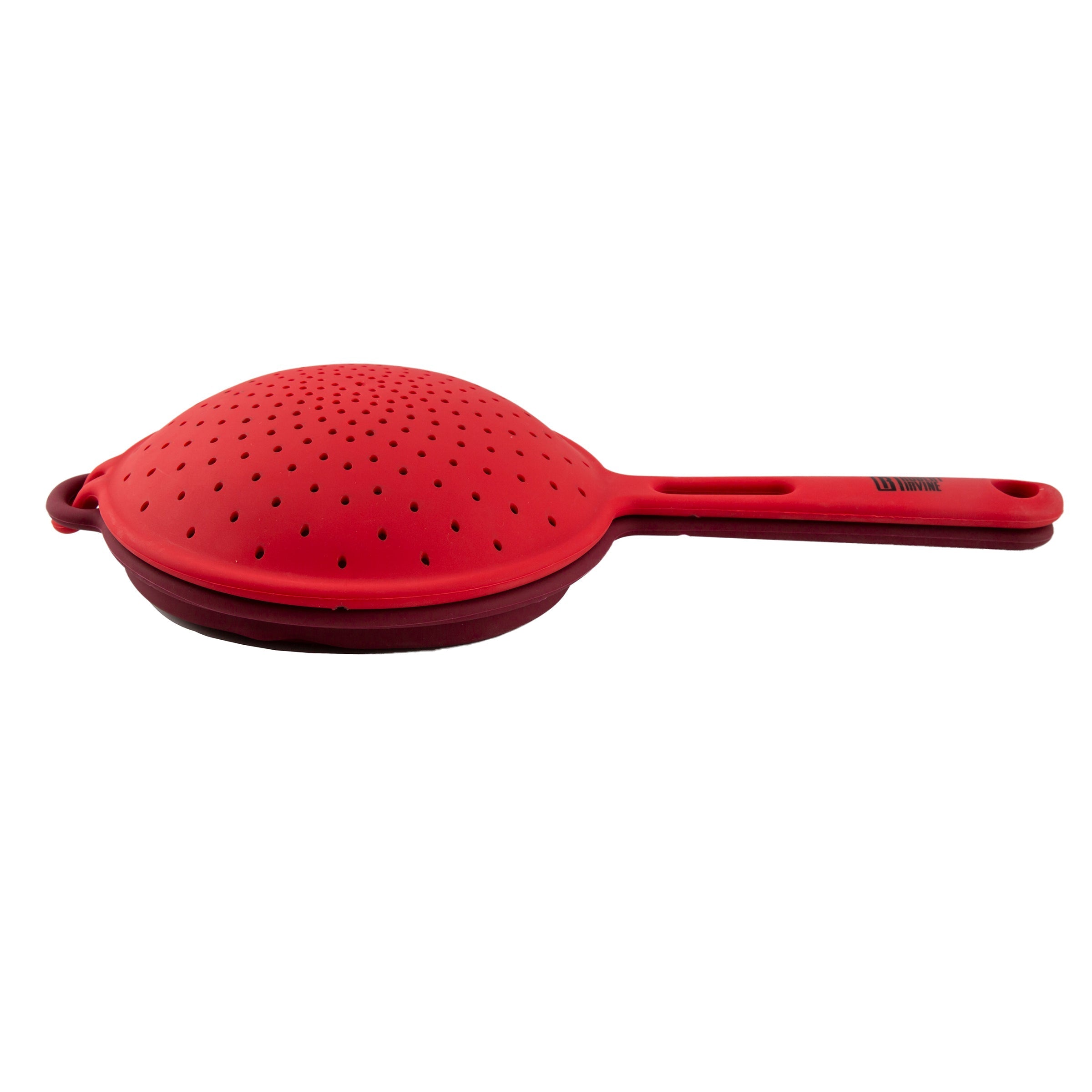 Robert Irvine 2-Piece Silicone Colander Set - Red - Image 4