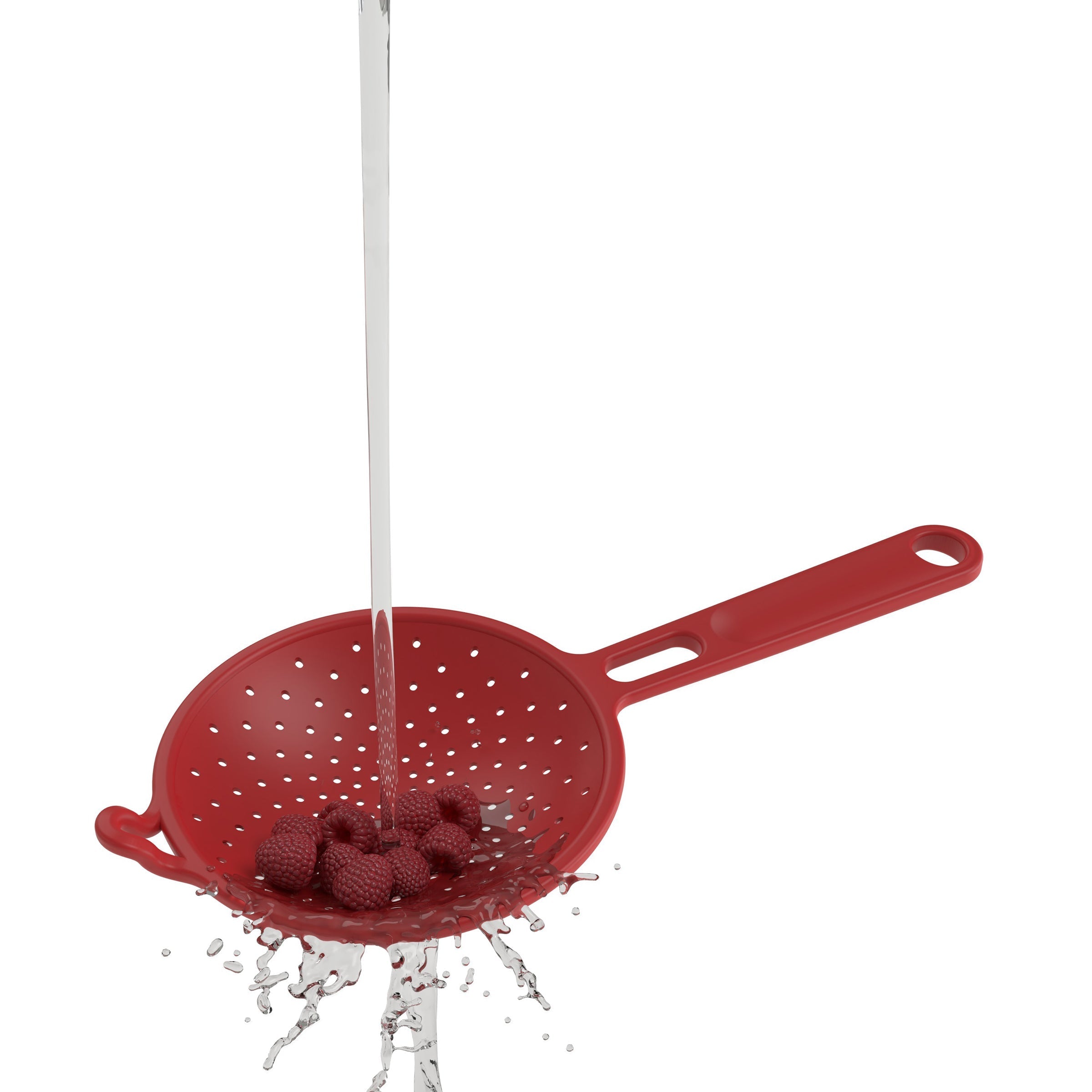 Robert Irvine 2-Piece Silicone Colander Set - Red - Image 5