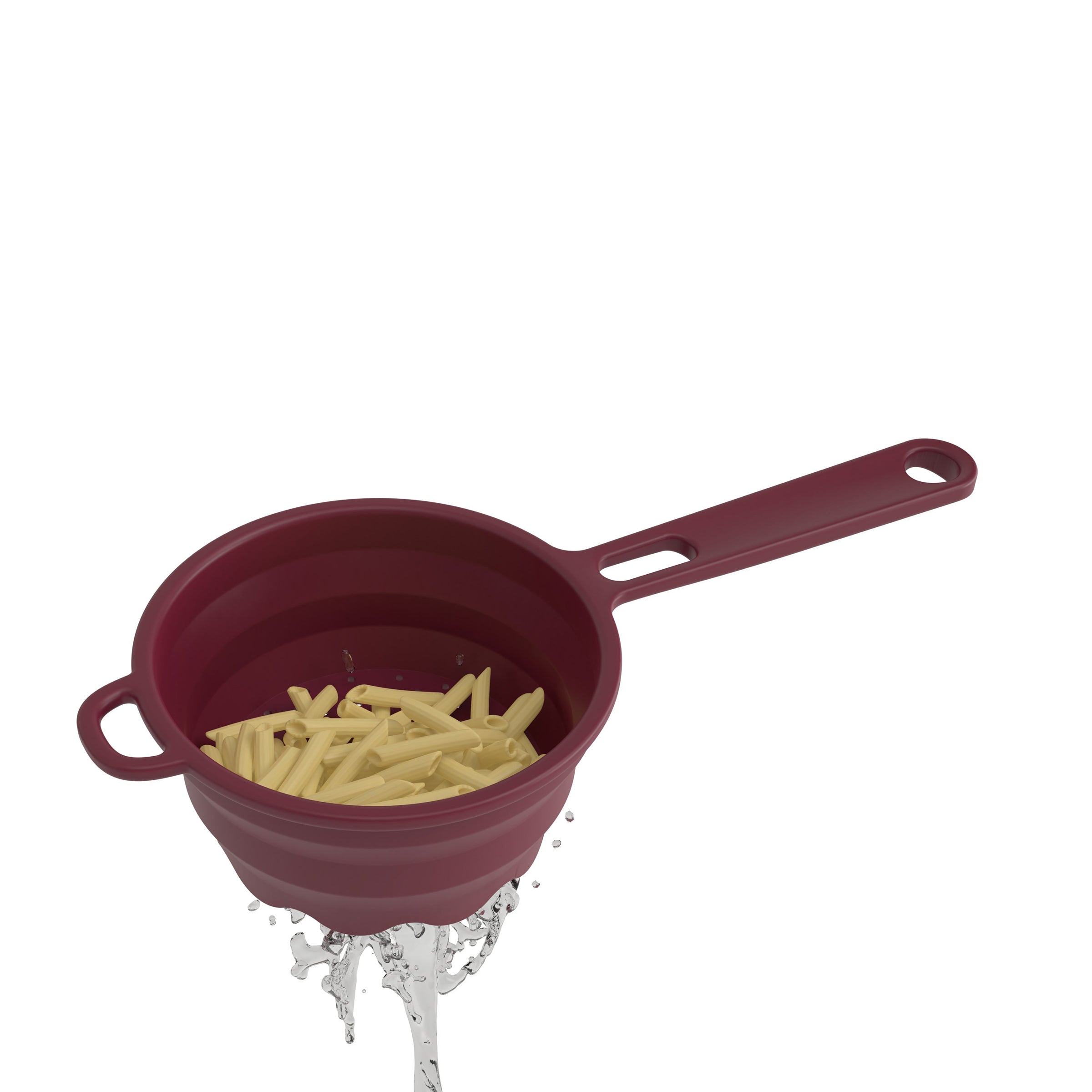 Robert Irvine 2-Piece Silicone Colander Set - Red - Image 6