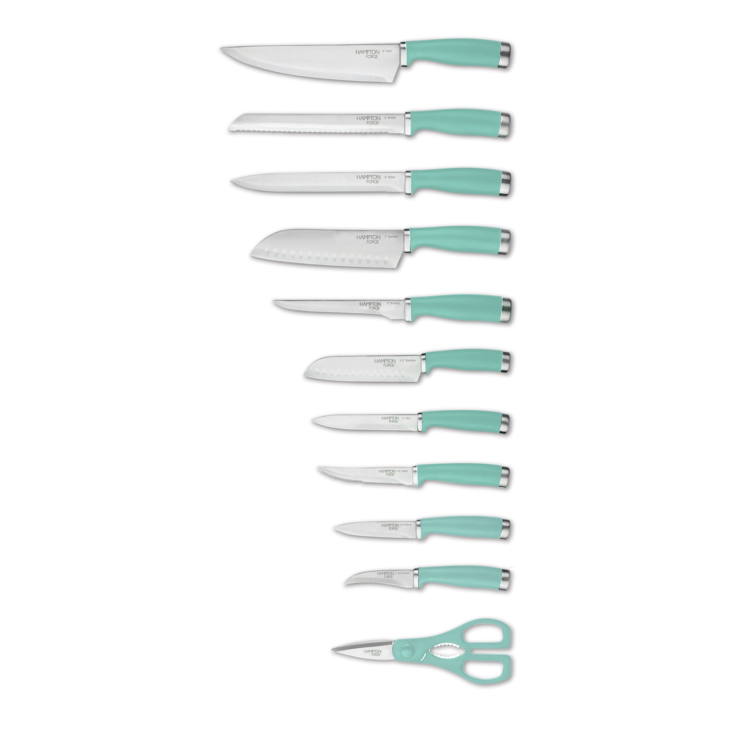 Epicure Pistachio 17 Piece Cutlery Block Set - Image 5