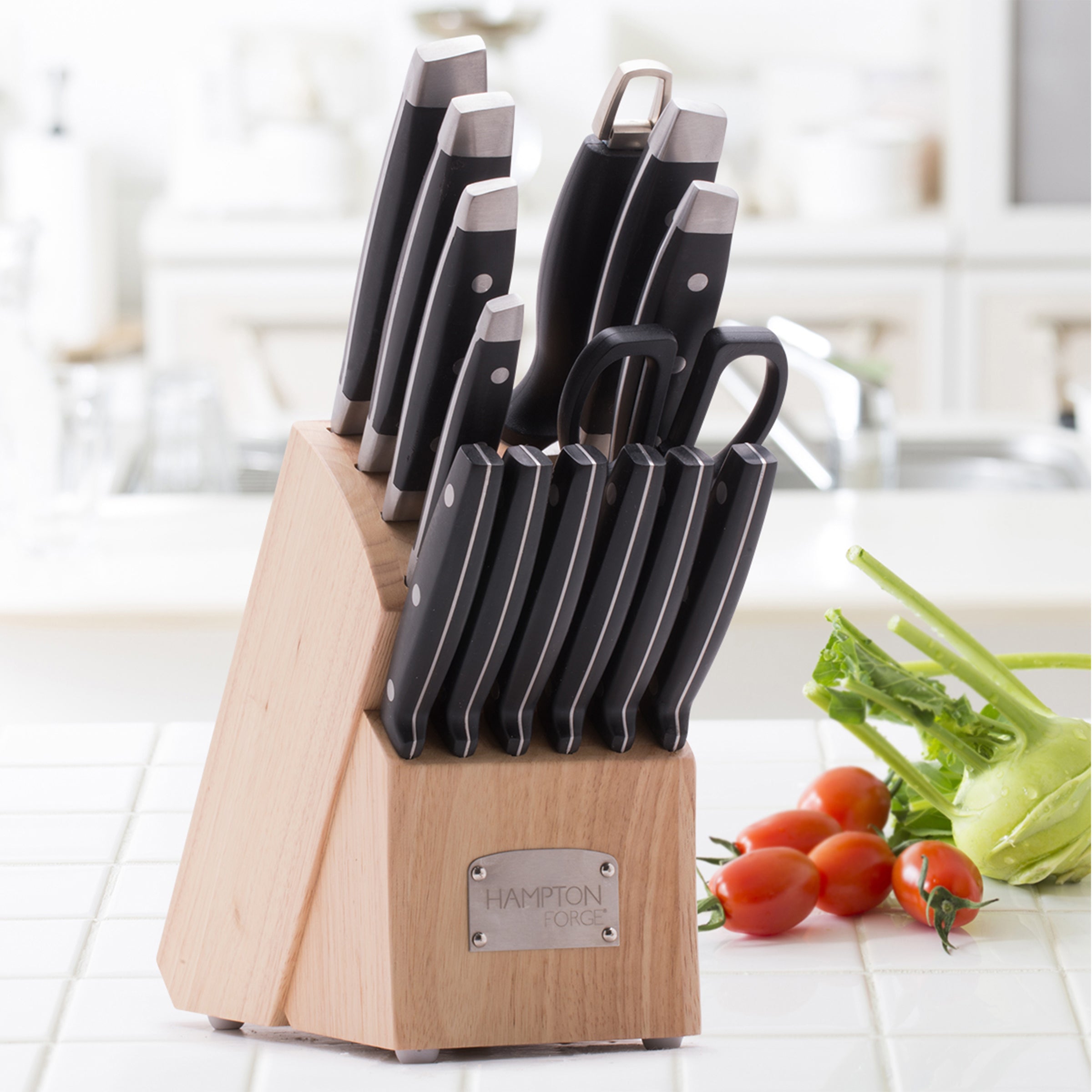 Continental 15 Piece Cutlery Block Set - Image 4