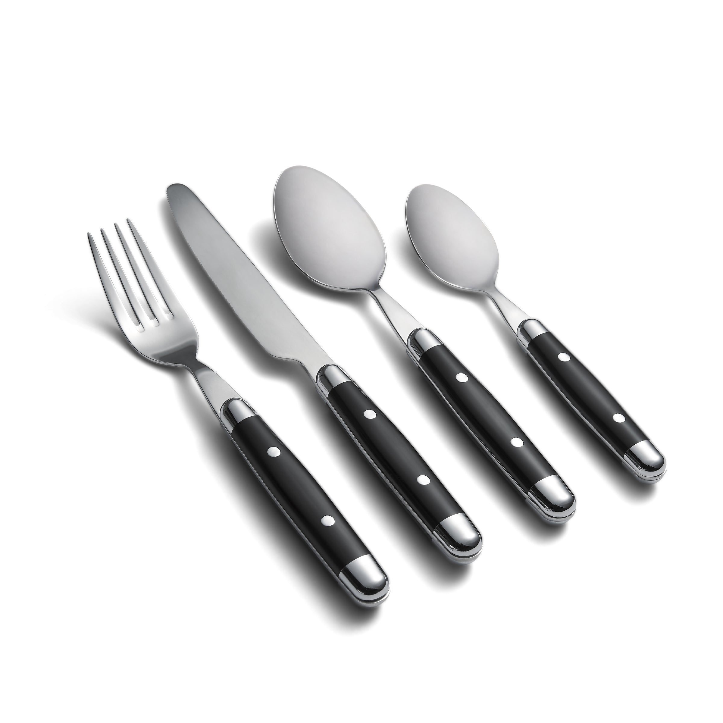 Jubilee Black 16 Piece Flatware Set - Image 3