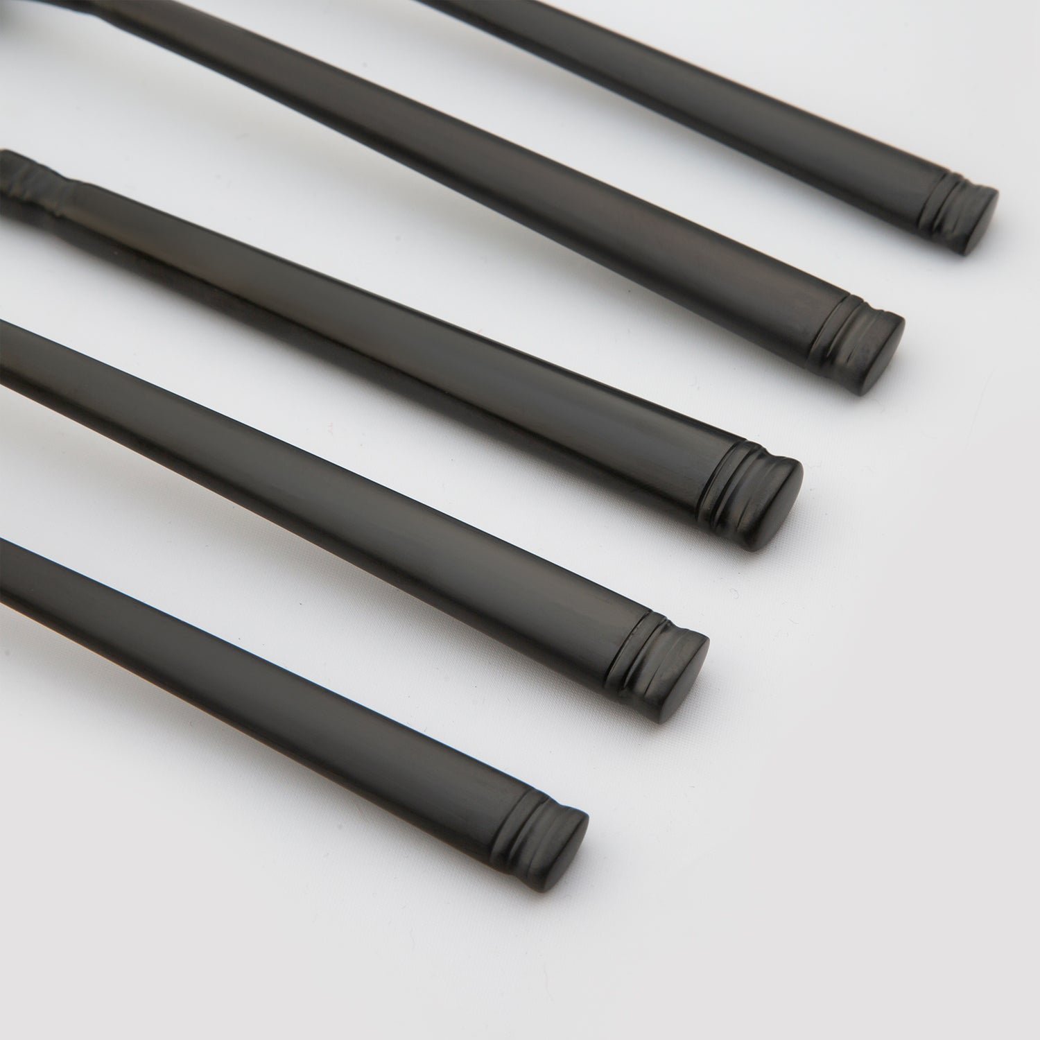 Emmy Black Satin 20 Piece Flatware Set - Image 3