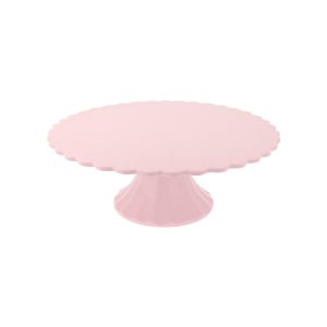Medium Reusable Bamboo Cake Stand. Pink