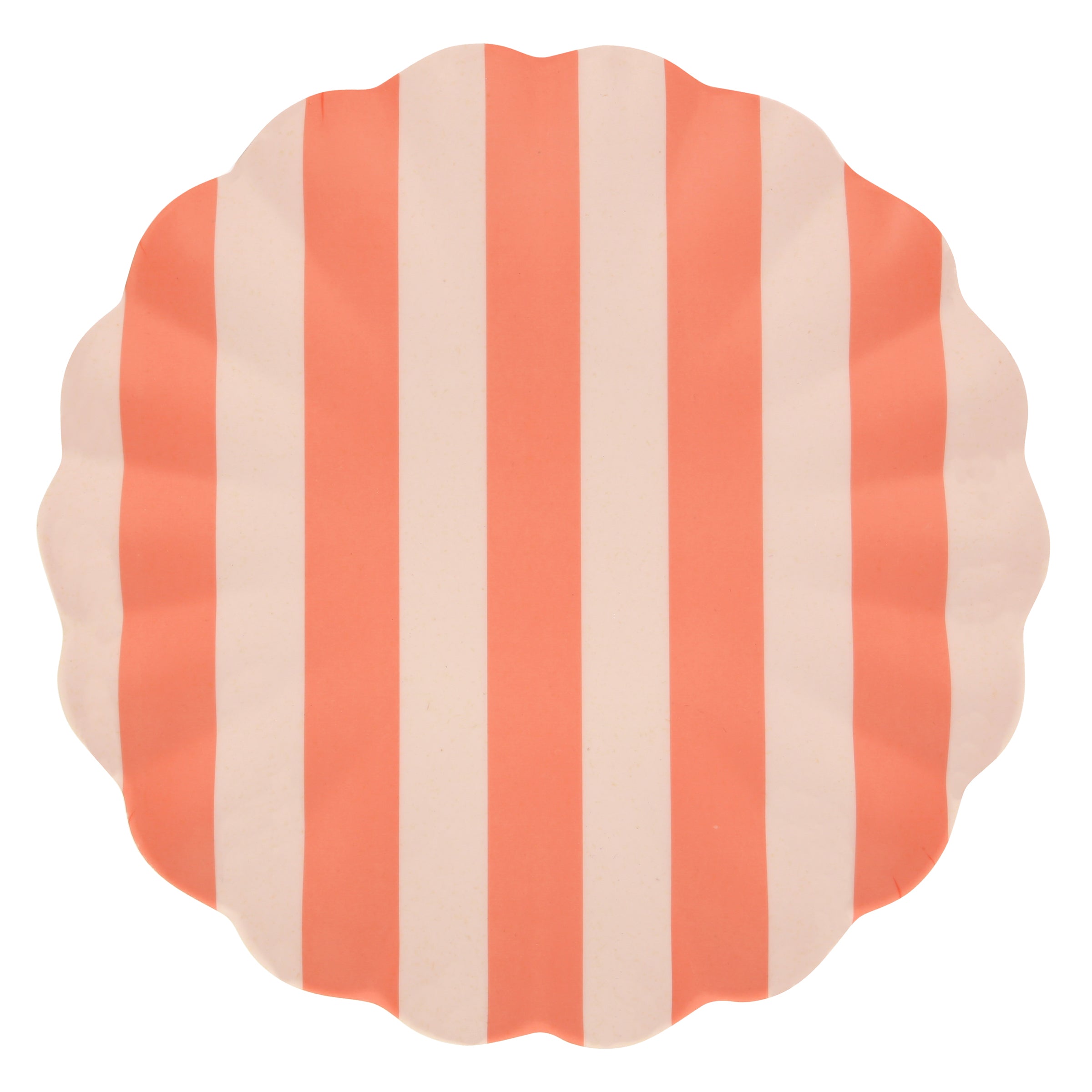 Stripy Reusable Bamboo Large Plates. Set of 6 - Image 2