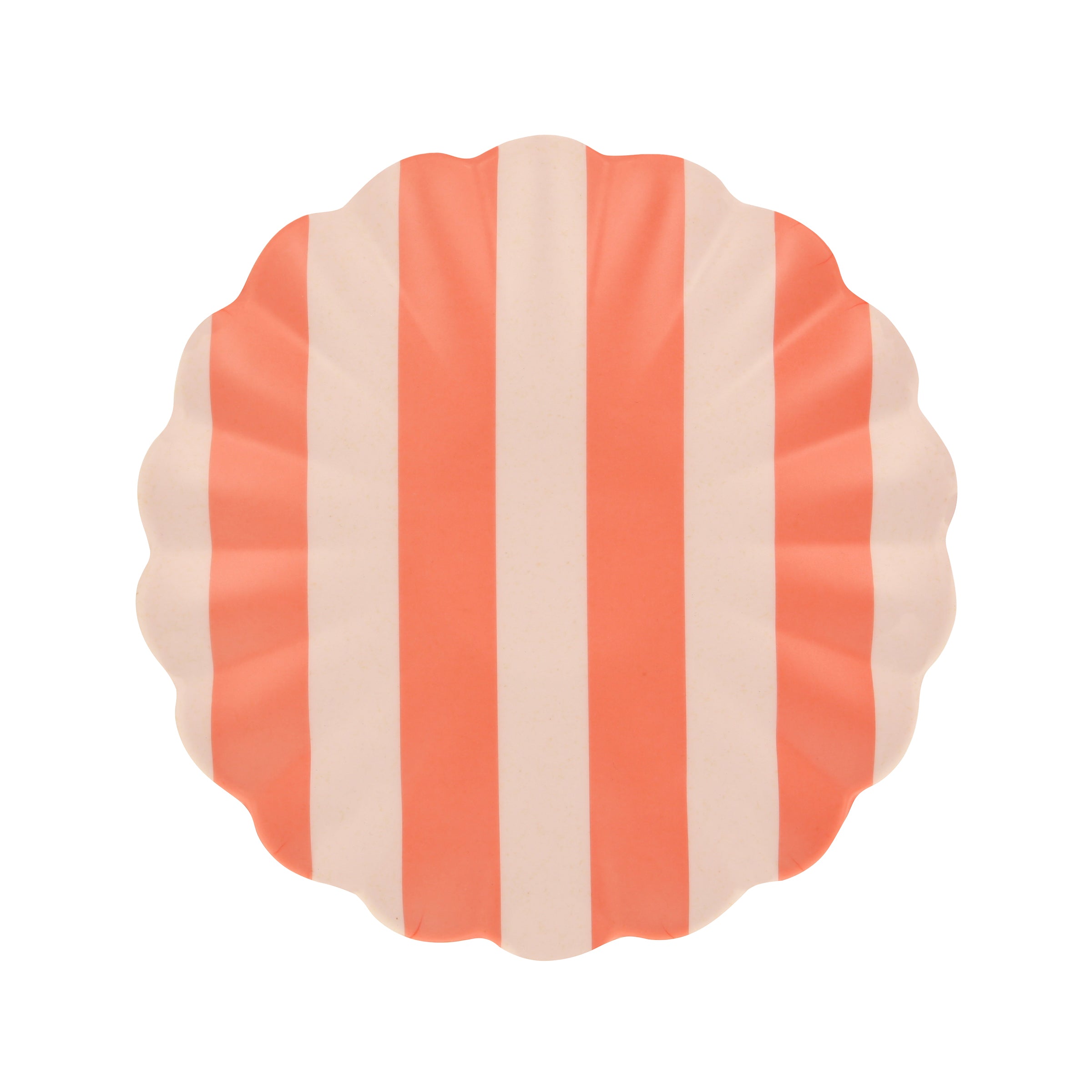 Stripy Reusable Bamboo Small Plates. Set of 6 - Image 2