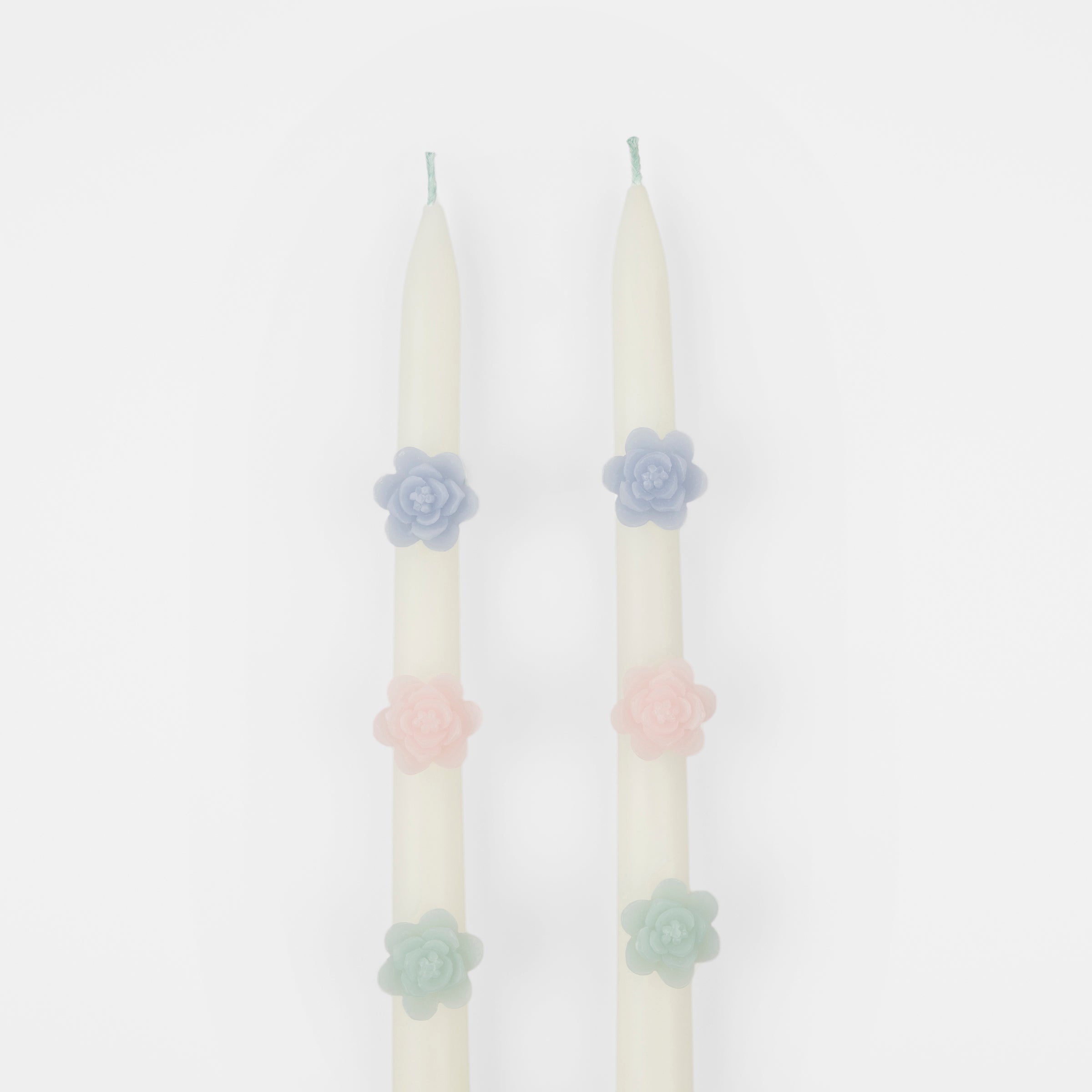 Pastel Flower Taper Candles - Image 6