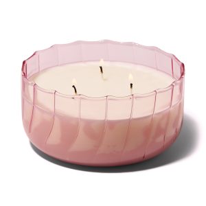 Ripple 12-oz Soy Wax Candle. Desert Peach