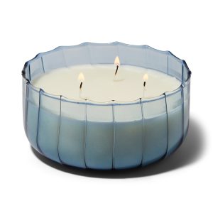 Ripple 12-oz Soy Wax Candle. Peppered Indigo