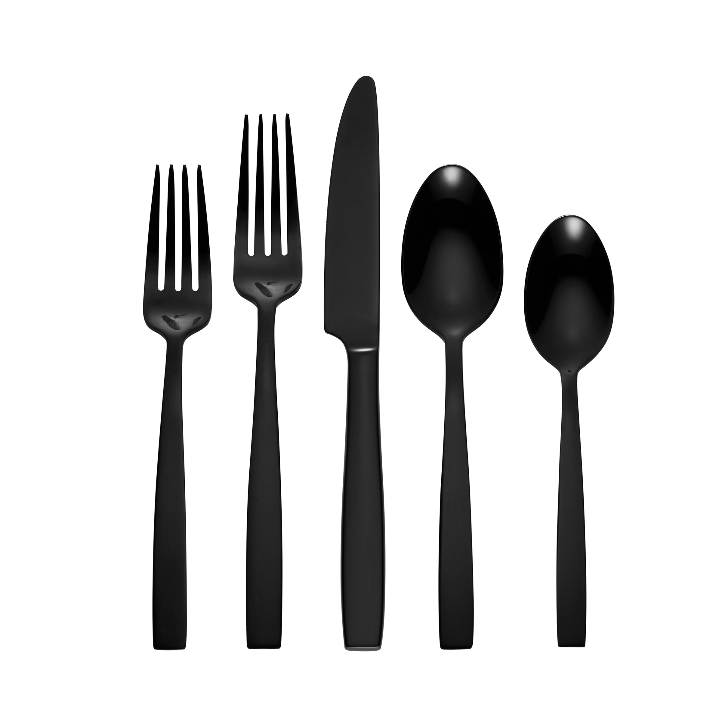 Clearview Black Satin 20 Piece Flatware Set
