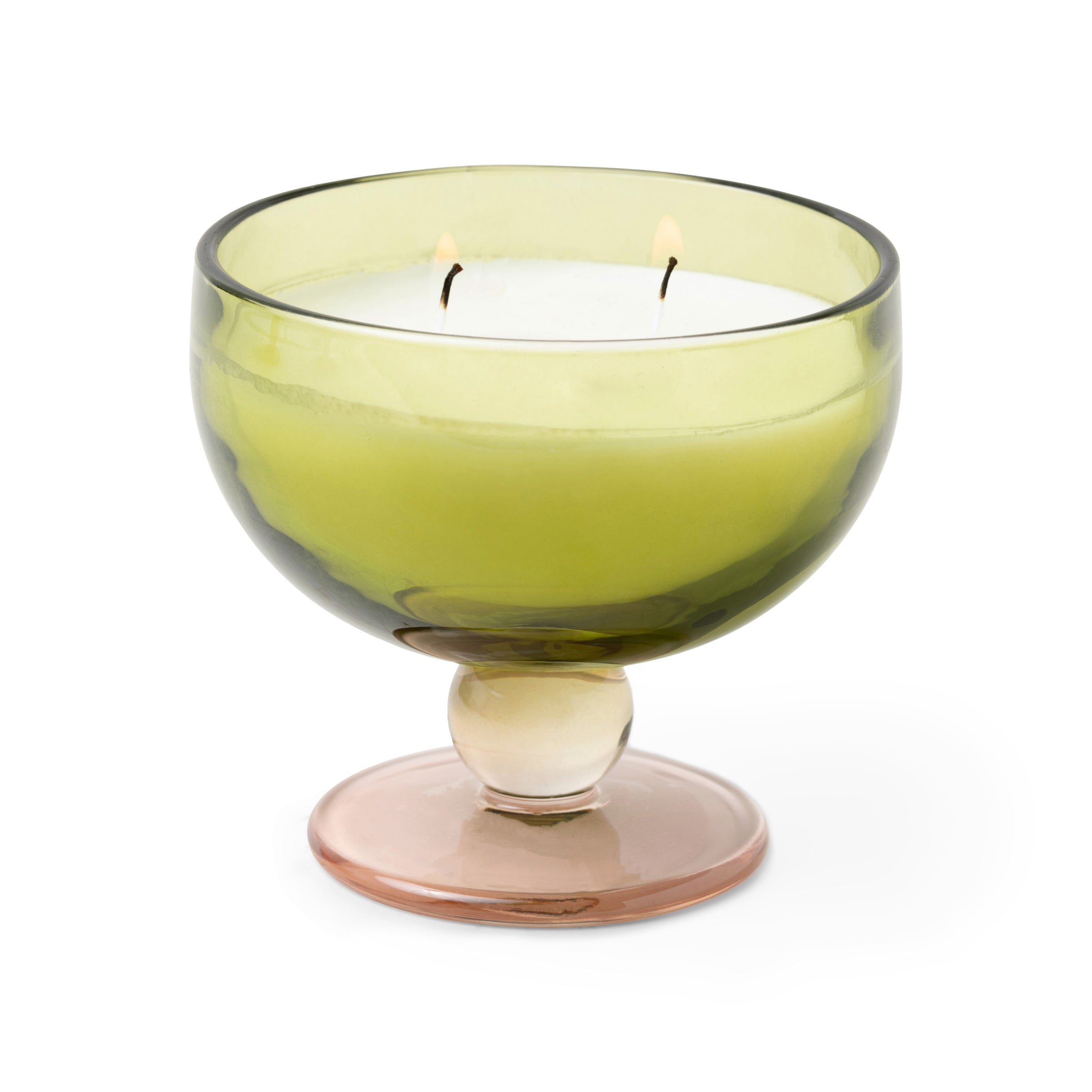 Aura 6-oz Soy Wax Candle. Misted Lime