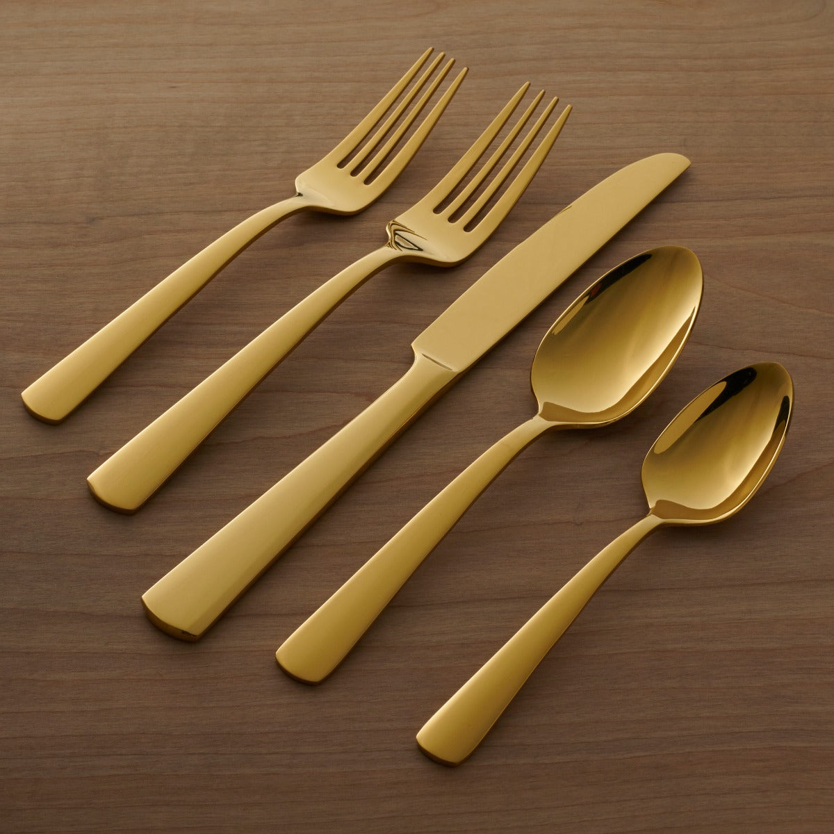 Aptitude Gold 20 Piece Flatware Set - Image 3