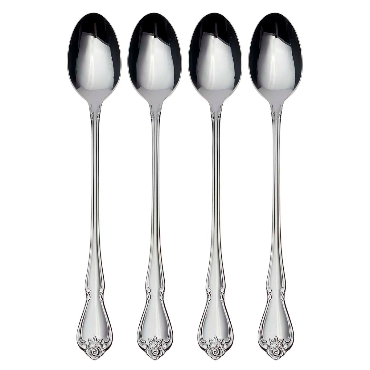 True Rose Tall Drink Spoon - Set of 4