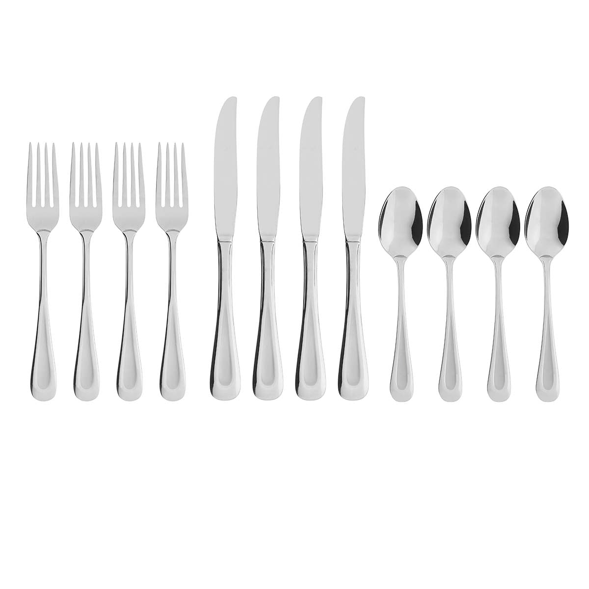 Satin Sand Dune 12 Piece Flatware Set - Image 2