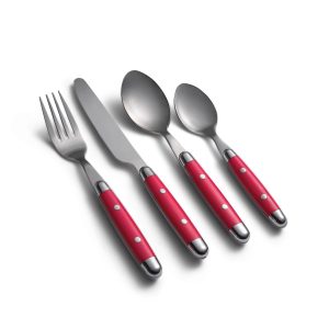 Jubilee Red 16 Piece Flatware Set