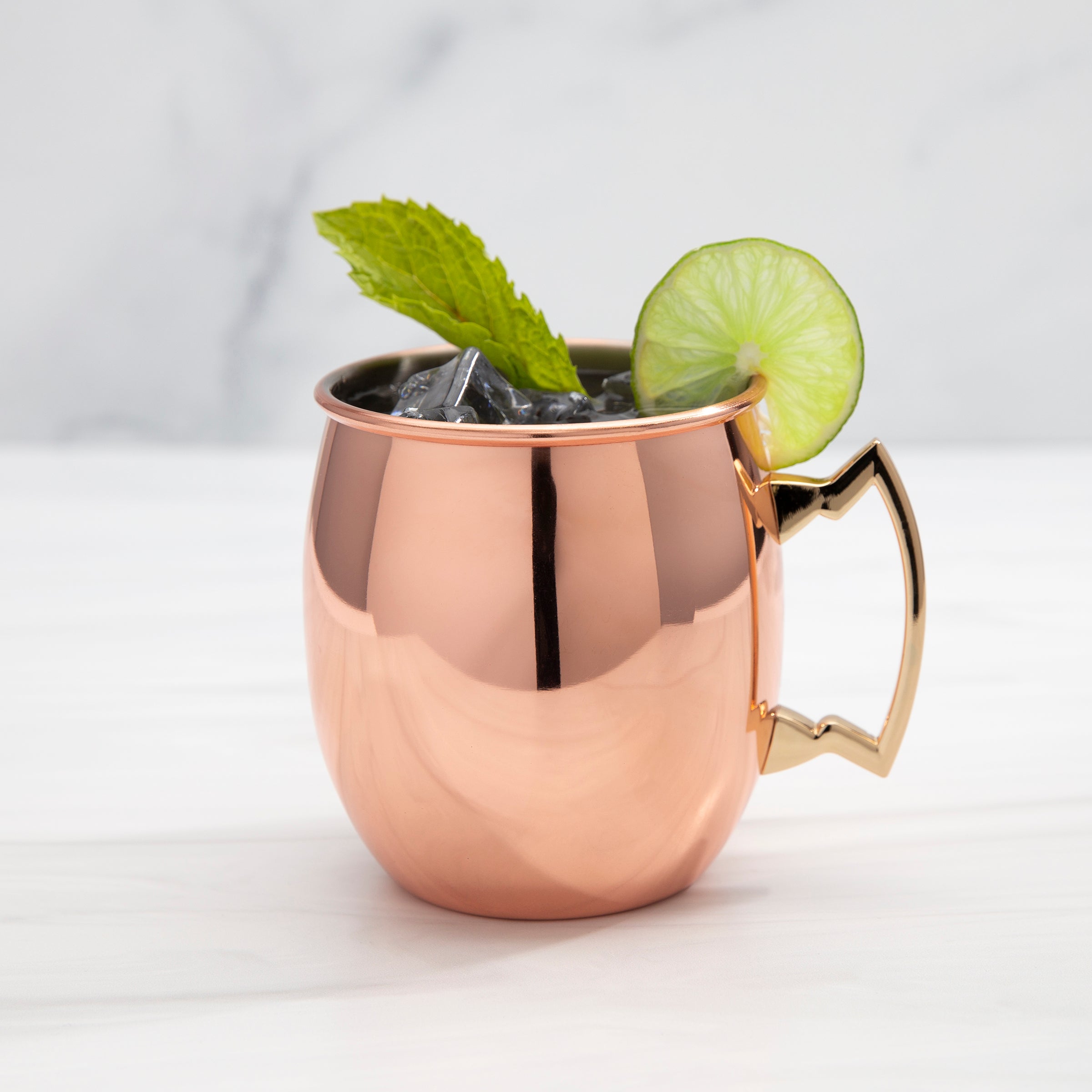Copper Moscow Mule Mugs - Set Of 4